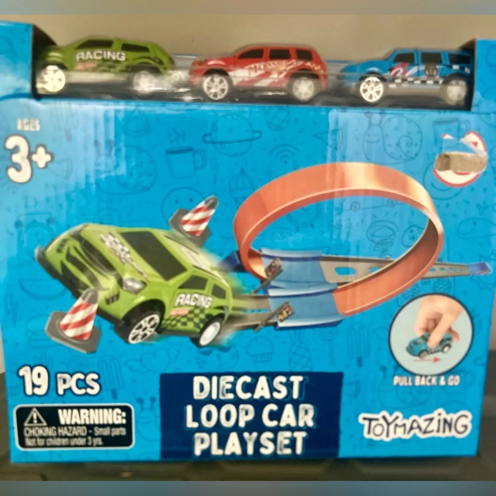 Toymazing Diecast Loop Car Playset